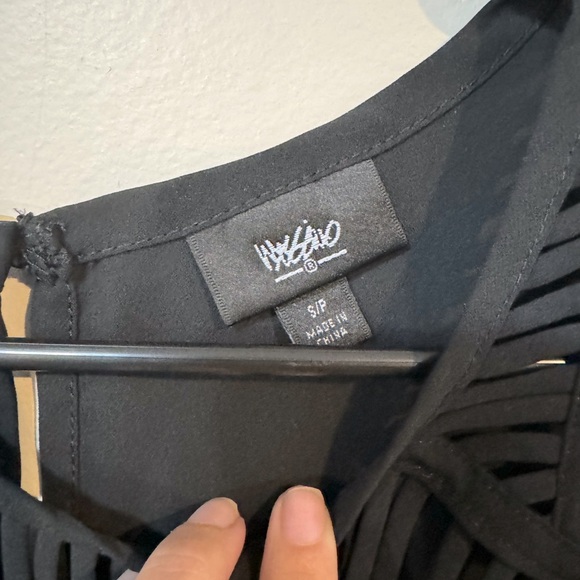 MOSSIMO— Size S, Black Blouse - Picture 4 of 6